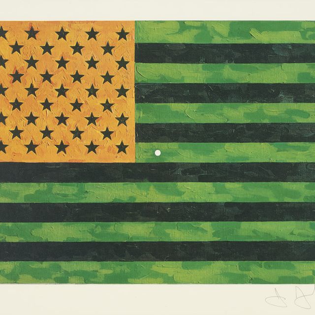 Jasper Johns — Флаг (мораторий) (Универсальные художественные издания с ограниченным тиражом S5)
