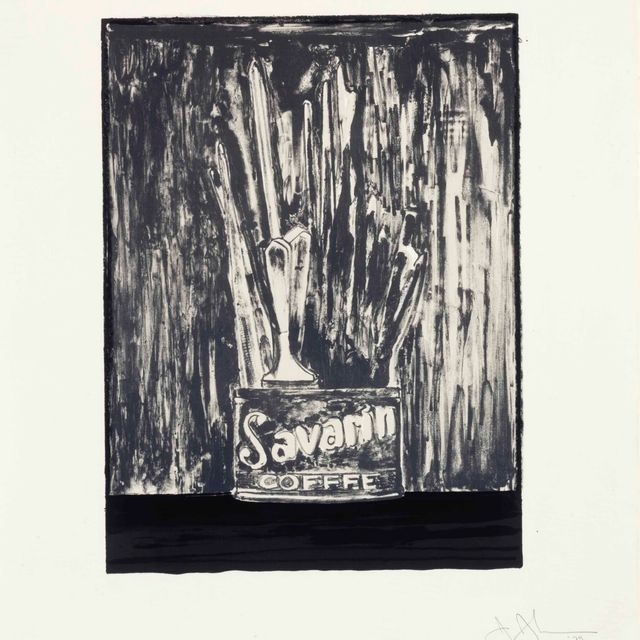 Jasper Johns — Саварин 6 (синий) (ULAE 198)