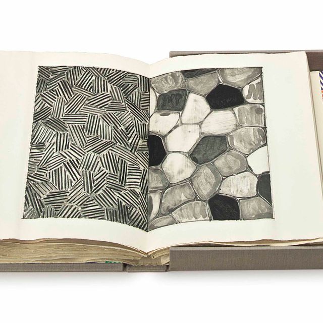 Jasper Johns — Сэмюэл Беккет, "Физ-лы", Нью-Йорк и Лондон, издательство "Питерсберг Пресс", 1976