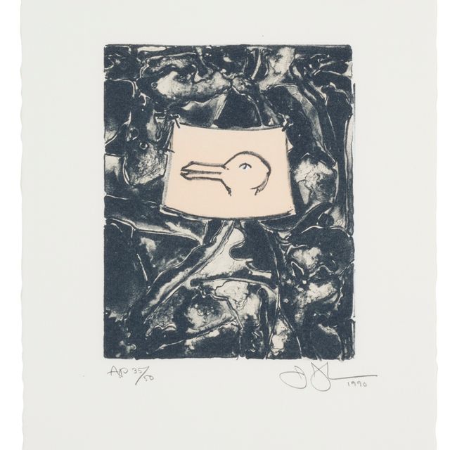 Jasper Johns — Без названия, из портфолио Харви Ганта