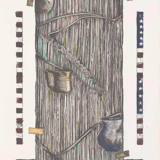 Jasper Johns — Чревовещатель (ULAE 233)