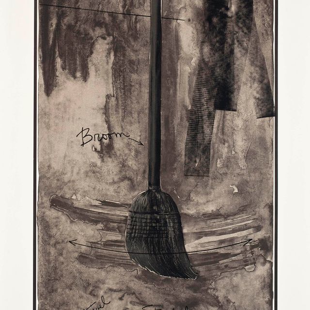 Jasper Johns — Черный штат "Дом дураков" (ULAE 110; Gemini 356)
