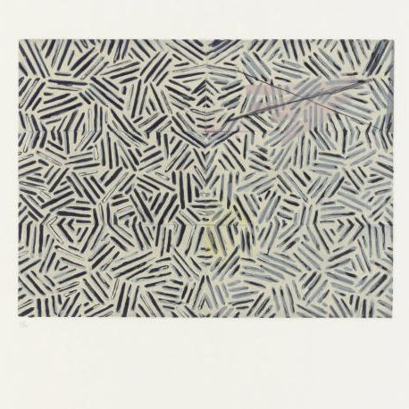 Jasper Johns — Труп и зеркало (ULAE 167)