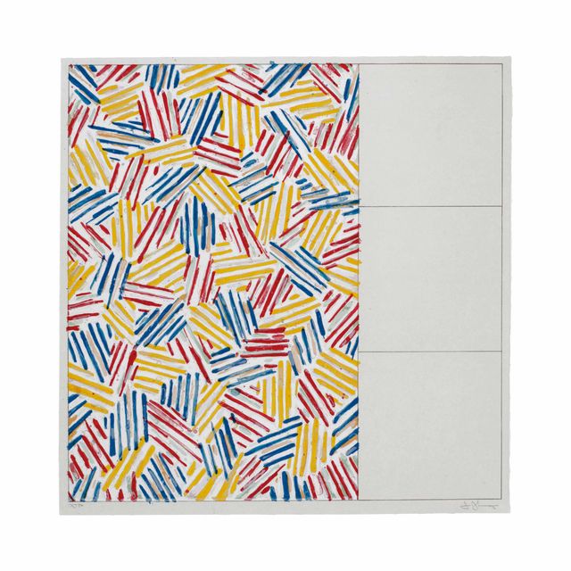 Jasper Johns — №1, из 6 литографий (после "БЕЗ НАЗВАНИЯ 1975")
