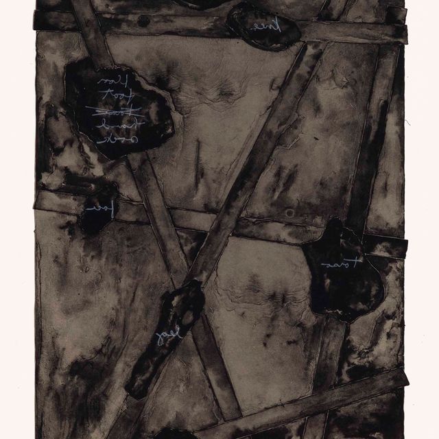 Jasper Johns — Набросок из "Без названия II"