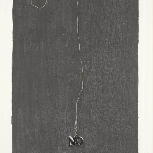 Jasper Johns — Нет (Gemini 128; ULAE 71)