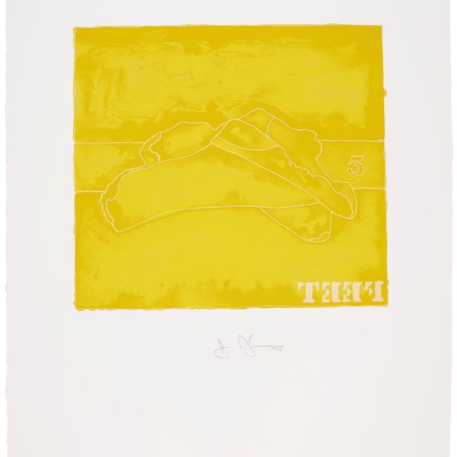 Jasper Johns — Ноги, по слепкам с Безымянного