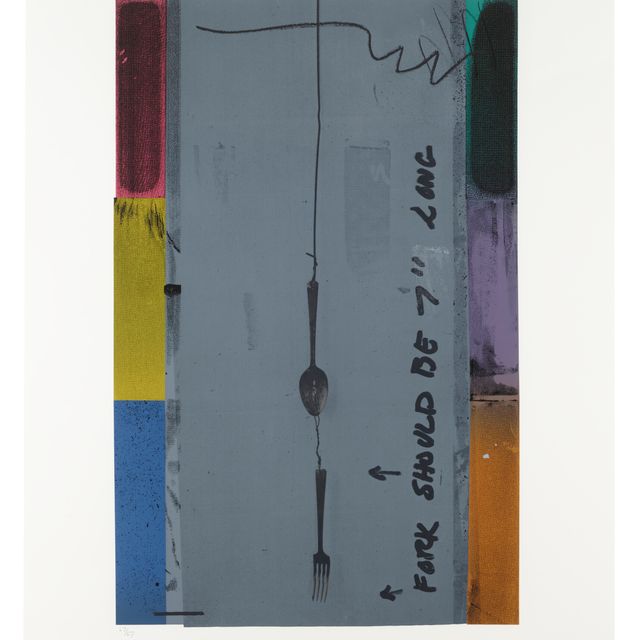 Jasper Johns — Фрагмент экрана