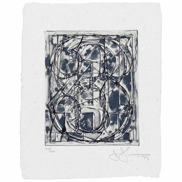 Jasper Johns — от 0 до 9