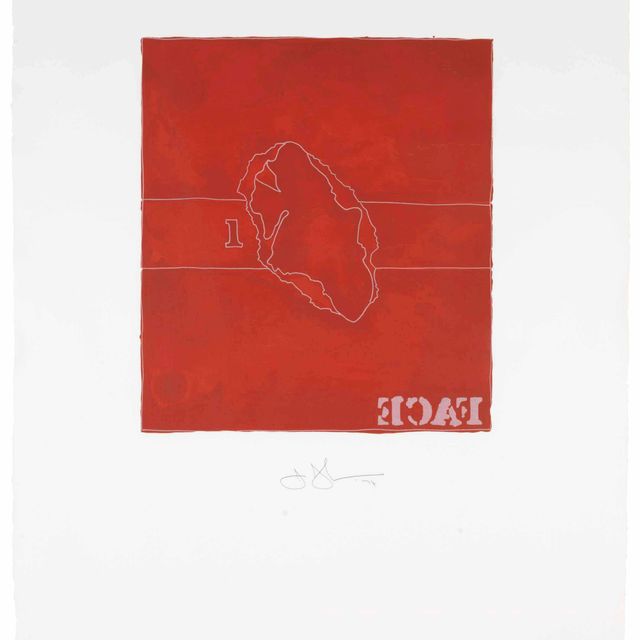 Jasper Johns — Лицо, по слепкам с безымянного