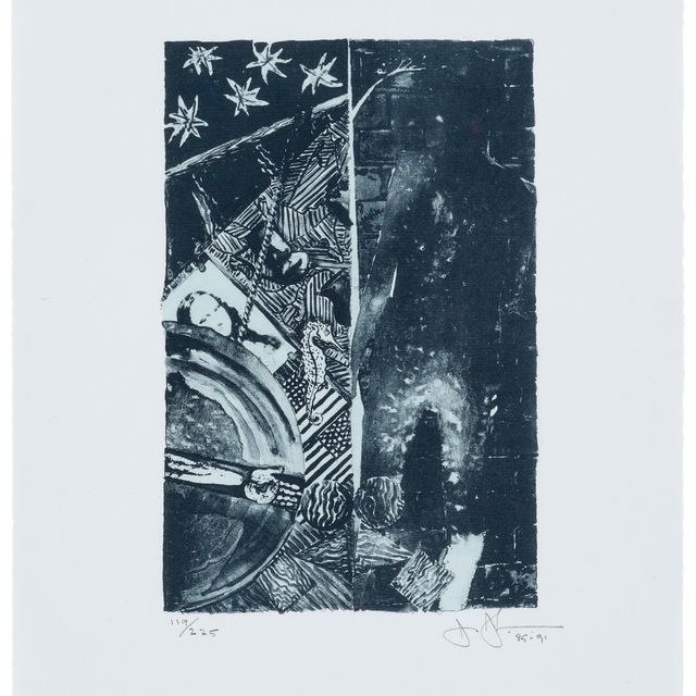 Jasper Johns — Лето (синее)