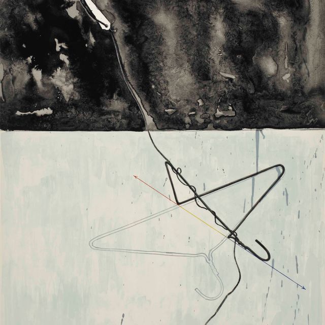 Jasper Johns — Вешалка для одежды и ложка, из фрагмента - в зависимости от того, что