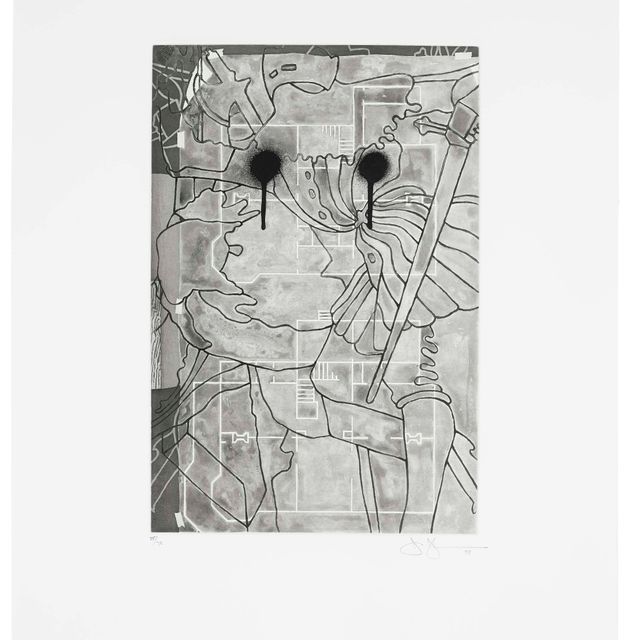 Jasper Johns — Без названия, из портфолио Geldzahler