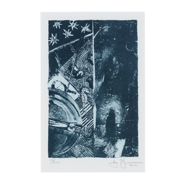 Jasper Johns — Лето (синее)