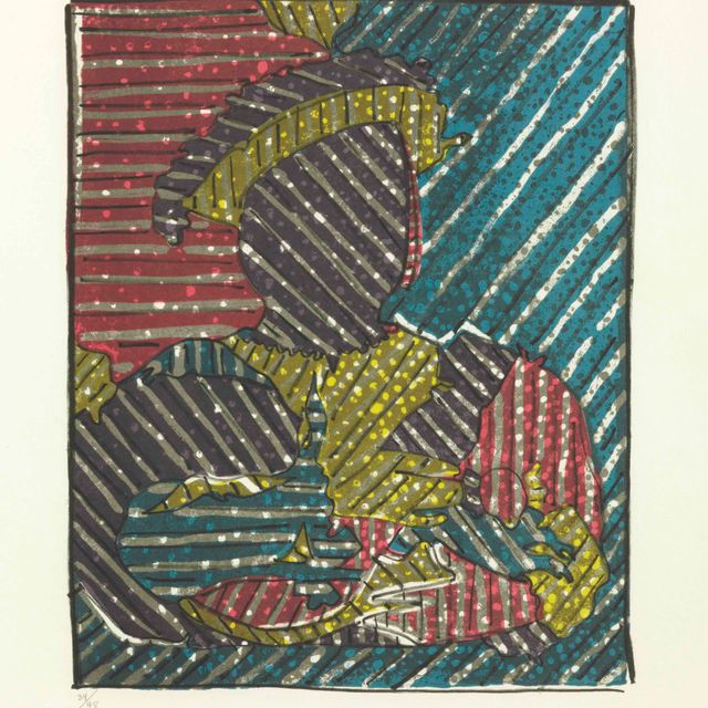 Jasper Johns — По Гольбейну (ULAE 260)