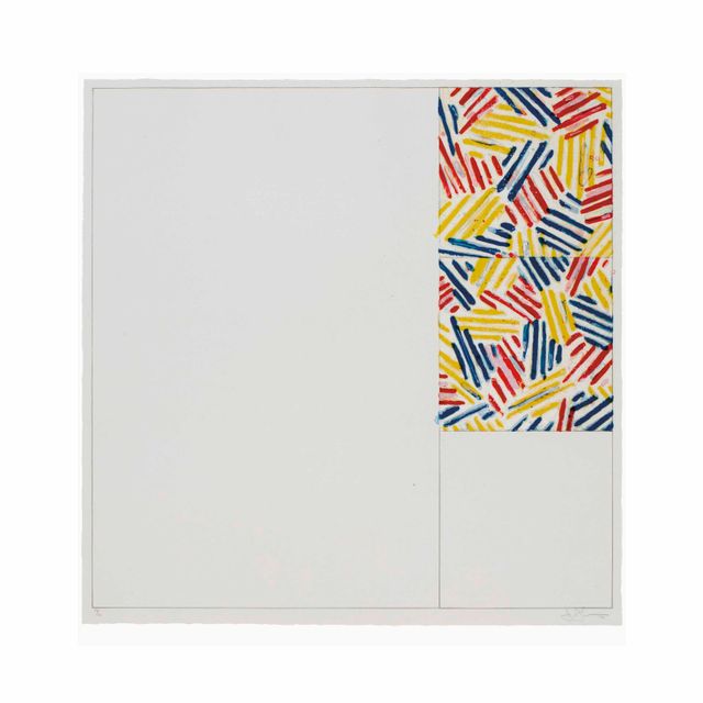 Jasper Johns — №5, из 6 литографий (после "БЕЗ НАЗВАНИЯ 1975")