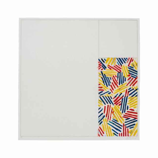 Jasper Johns — №4, из 6 литографий (после "БЕЗ НАЗВАНИЯ 1975")
