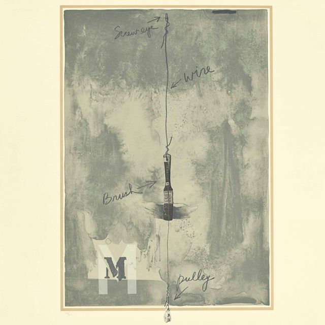 Jasper Johns — "М"