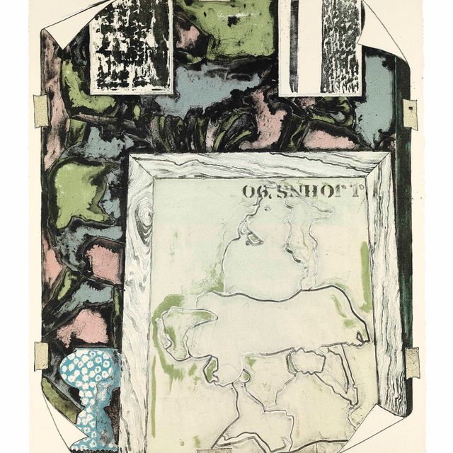 Jasper Johns — Без названия (ULAE 258)