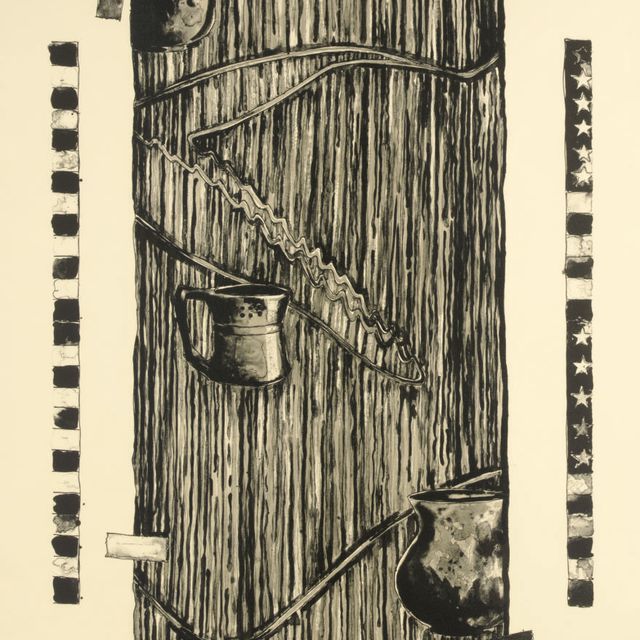 Jasper Johns — Чревовещатель (ULAE 250)