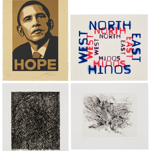 Jasper Johns — Художники для Обамы