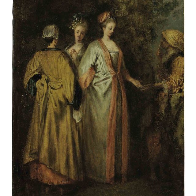 Jean Antoine Watteau — Предсказательница судьбы