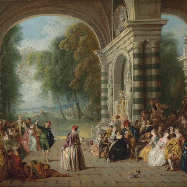 Jean Antoine Watteau — Наслаждение от Бала