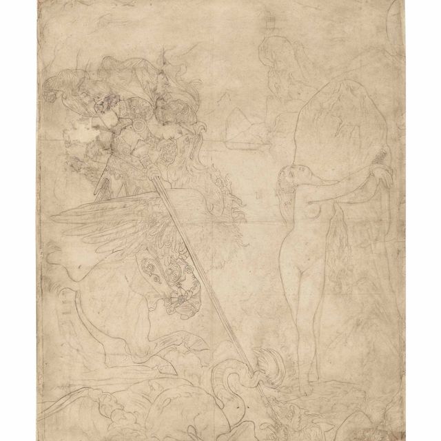Jean Dominique Ingres — Роджер освобождает Анжелику