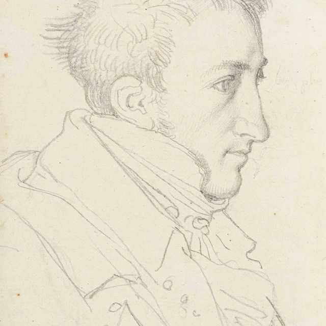 Jean Dominique Ingres — Портрет архитектора Франсуа-Дезире Жирара де Бери