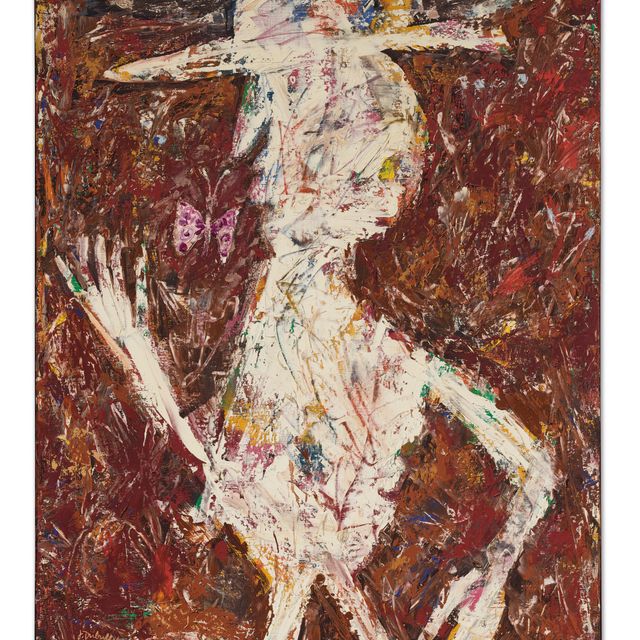 Jean Dubuffet — Человек с папильоном