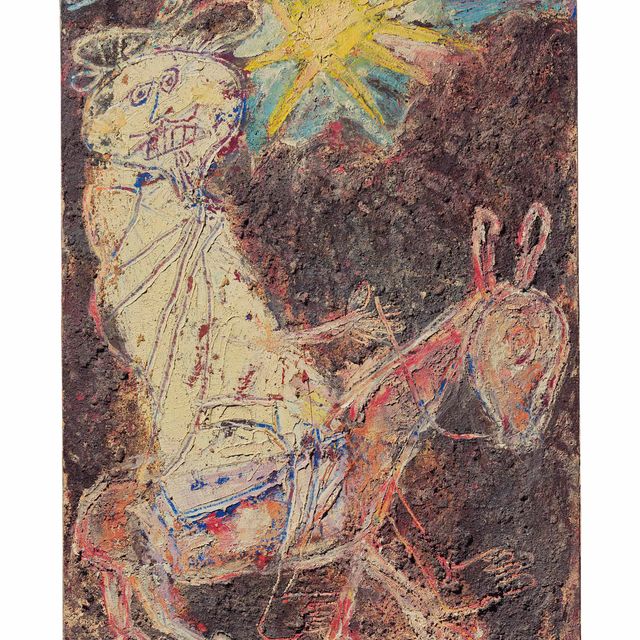 Jean Dubuffet — Бедуин на л'Ане (бедуин верхом на осле)
