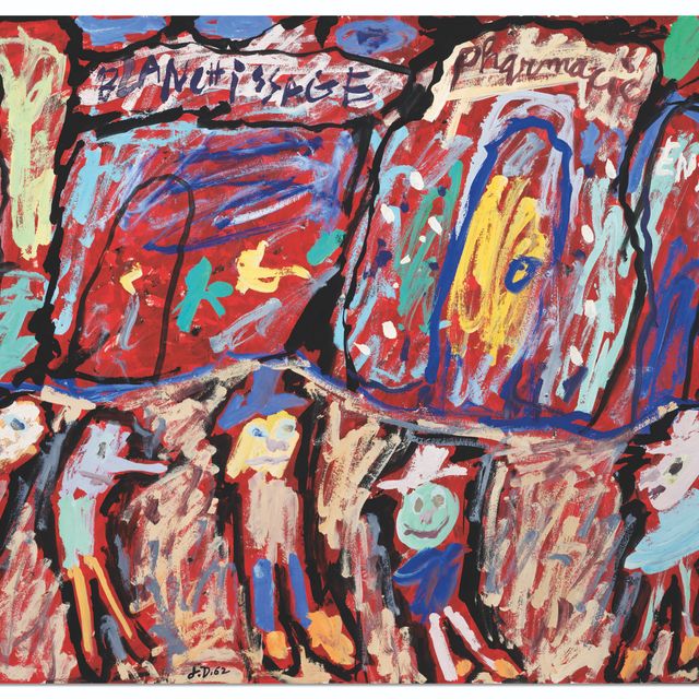 Jean Dubuffet — Бланшиссаж, Аптека (городской участок для шести человек)