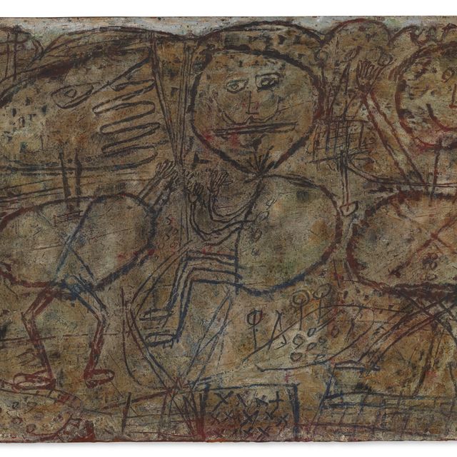 Jean Dubuffet — Оплата за три перонажа