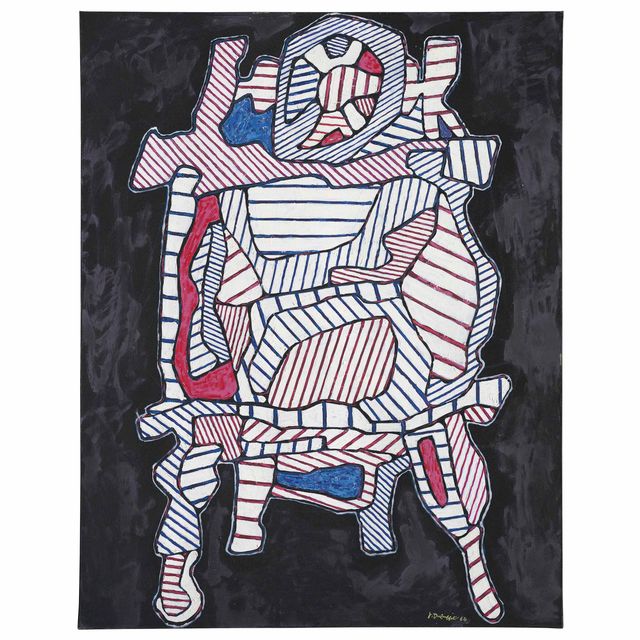 Jean Dubuffet — Брошь с капюшоном II (Тачка видна сверху)