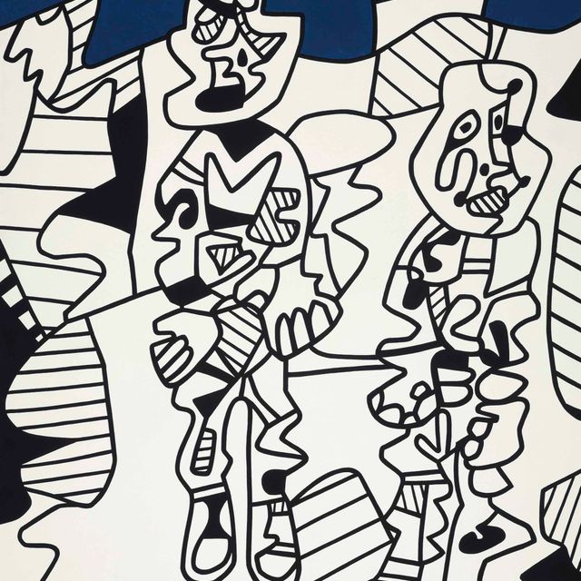 Jean Dubuffet — Территория для двоих гуляющих