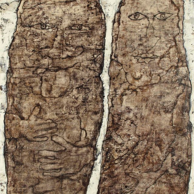 Jean Dubuffet — Высокая любовь к свадьбе (Портреты Вернера и Норы Шенк)