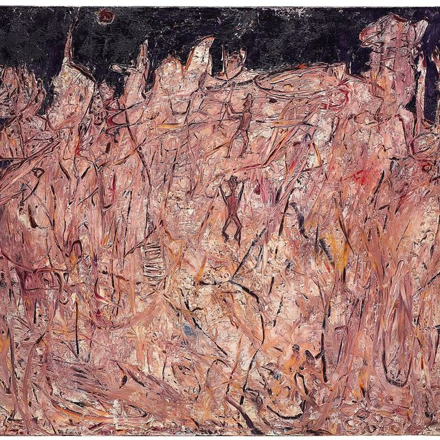 Jean Dubuffet — Пейзаж с аркой (Пейзаж с лучником)
