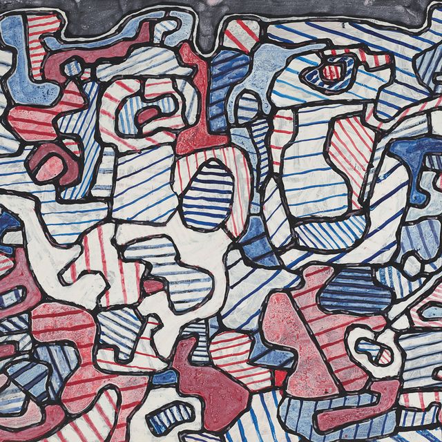 Jean Dubuffet — Кафе и маленький шодрон с открытым ключом