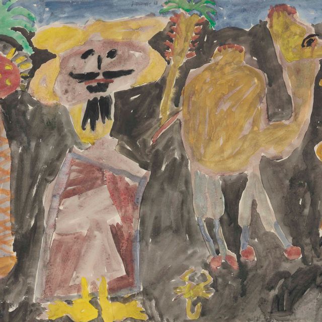 Jean Dubuffet — Араб и Шамо