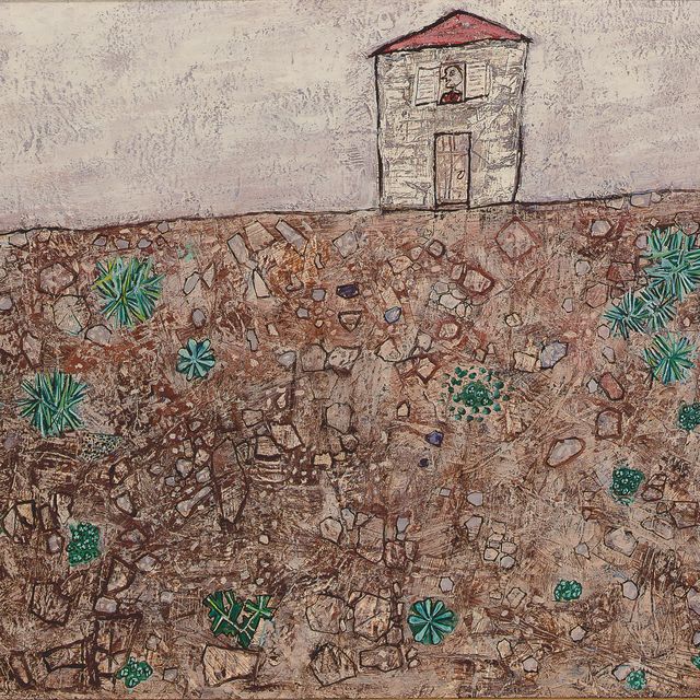 Jean Dubuffet — Окно в ле-сьель