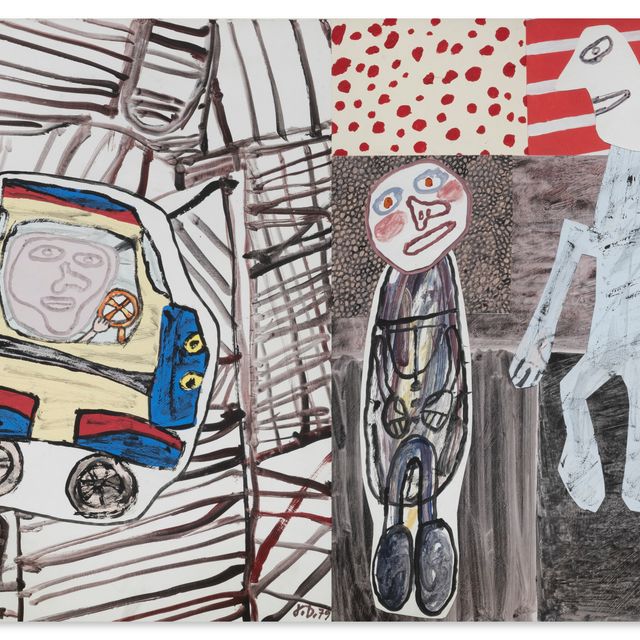 Jean Dubuffet — Железнодорожный вокзал для гостей