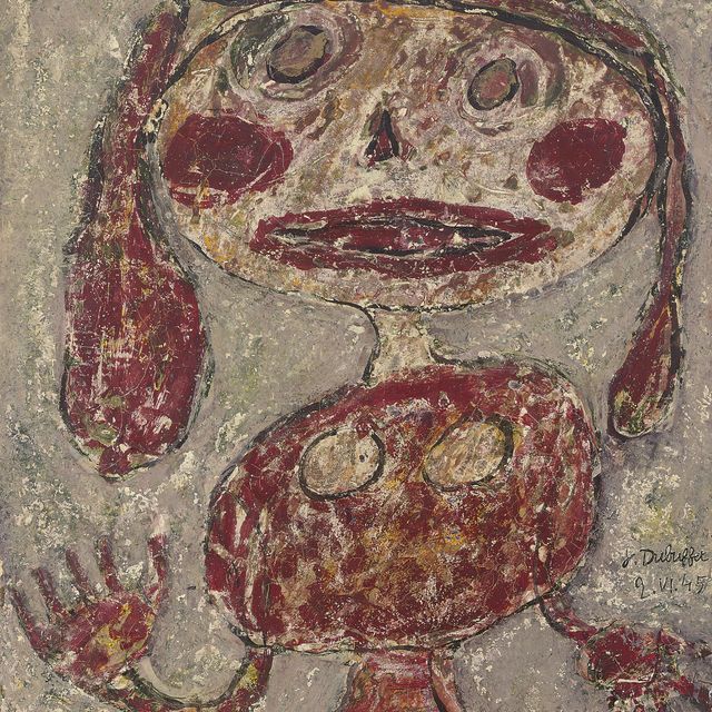 Jean Dubuffet — Женский портрет