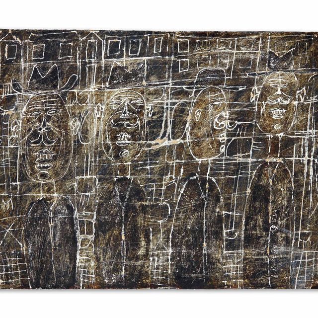 Jean Dubuffet — Четверо выдающихся людей