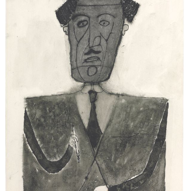 Jean Dubuffet — Портрет Жана Поля Хана