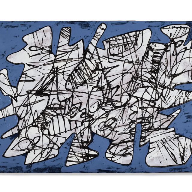 Jean Dubuffet — Парашютист XLVII