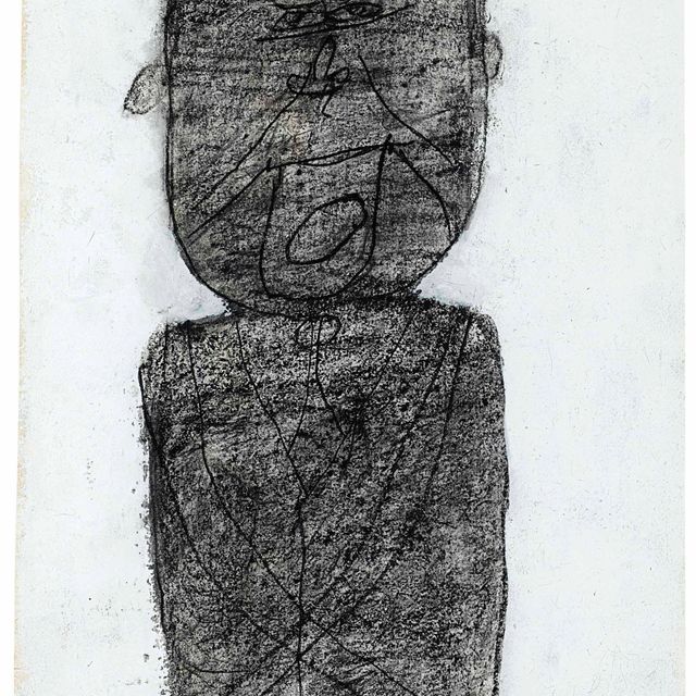 Jean Dubuffet — Портрет Чарльза-Альберта Сингрии
