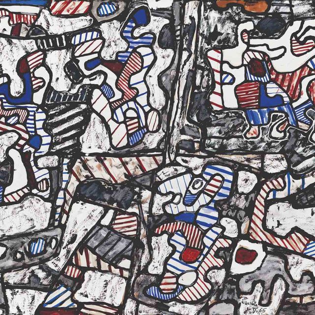 Jean Dubuffet — Деревья, беф и пайсан (Дерево, бык и фермер)