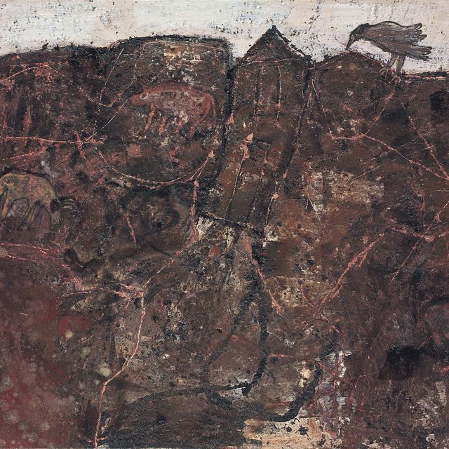Jean Dubuffet — Травы в горшочках (Pâturages au corbeau)