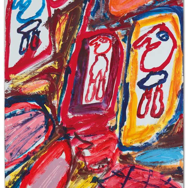 Jean Dubuffet — На участке всего 3 человека (E 230)