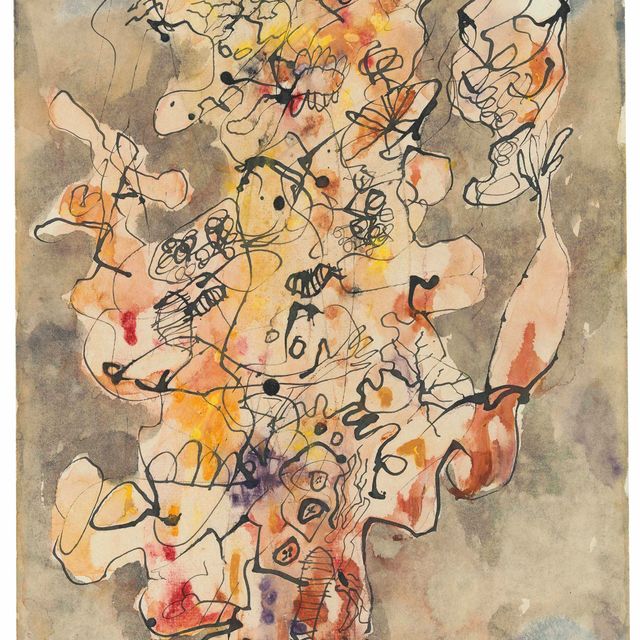Jean Dubuffet — Бродяга с Бауэри